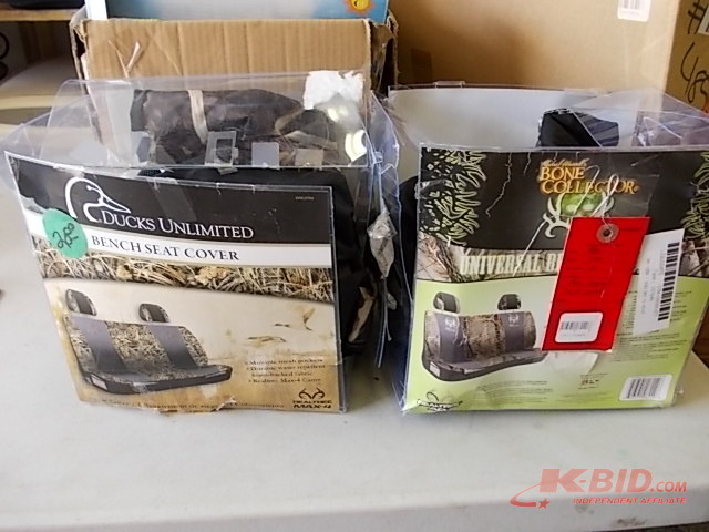 lot 88 image: 2-Bench Seat Covers (1-Has Tear)