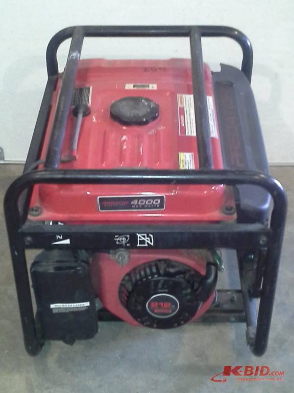 4000 Peak3200 Running Watts, 6.5 HP (212cc) Generator CARB
