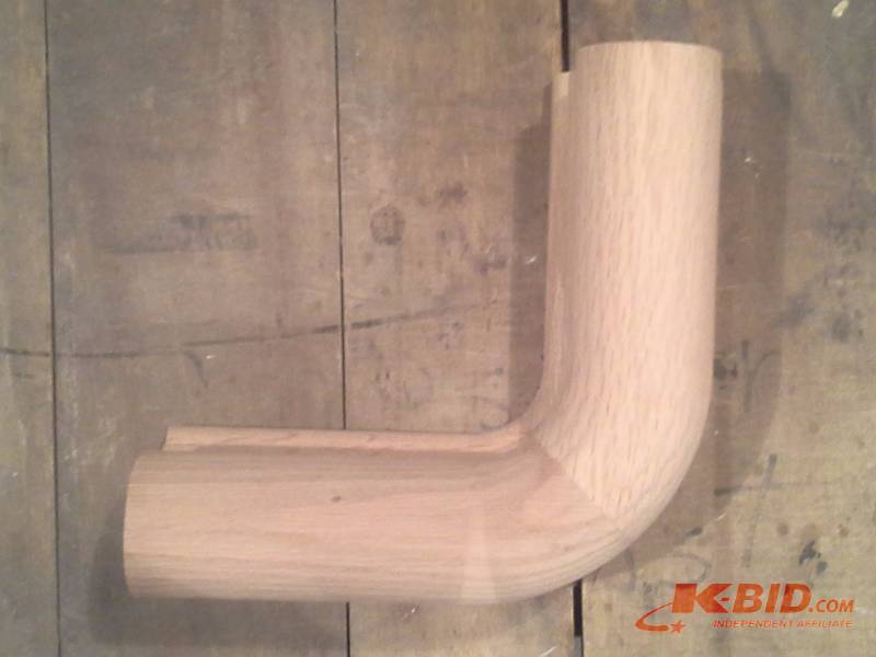 Oak Handrail - Level Quarterturn