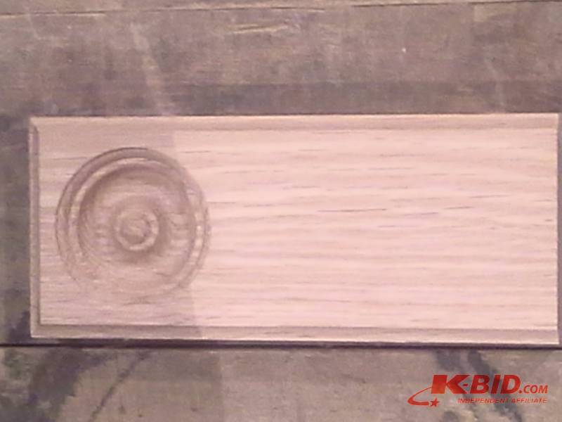 71 - Red Oak Base Moulding End Rosettes