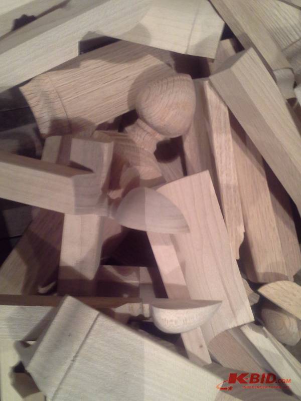 Lot of Oak and Maple Trim Pieces