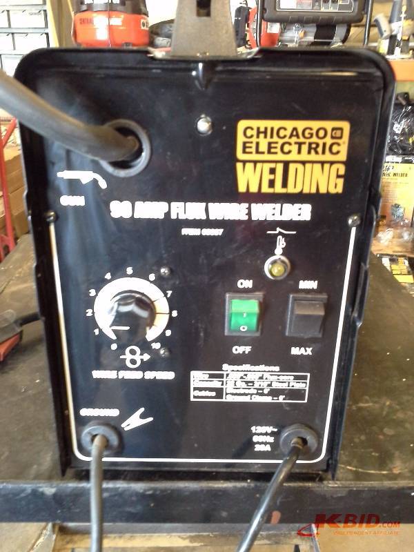 90 Amp-AC, 120 Volt, Flux Cored Welder