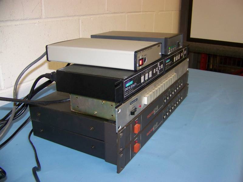 (7) Components, including Video Scalers, Adaptors, Decoder and more