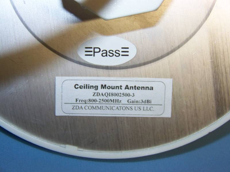 (5) ZDA Communications, Ceiling Mount Antennas
