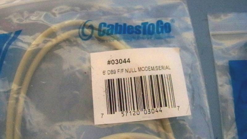 (40) CablesToGo, ModemSerial Cables - NEW in packaging