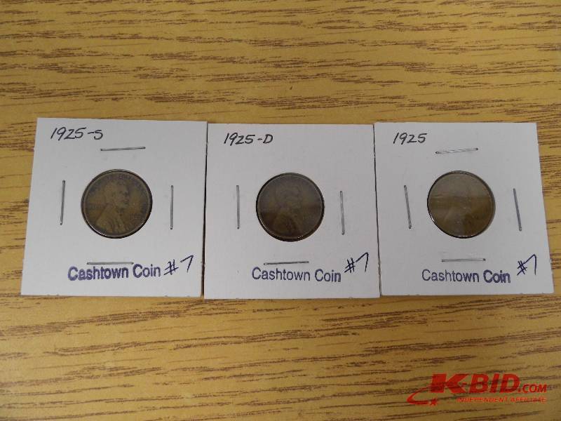 P, D, & S Wheat Cents