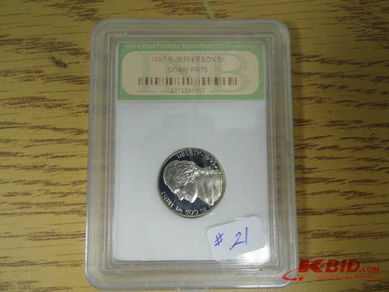 S Jefferson Nickel Proof 70