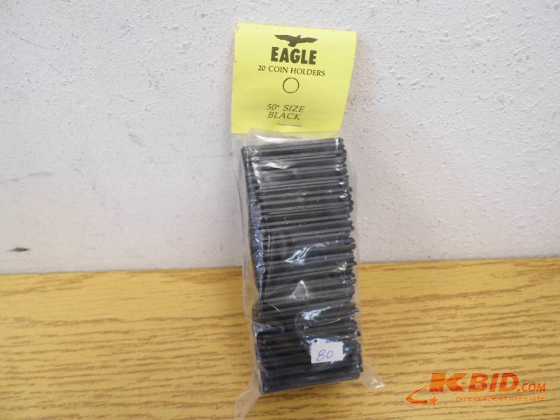 20 - 50 Cent Mylar Coin Holders