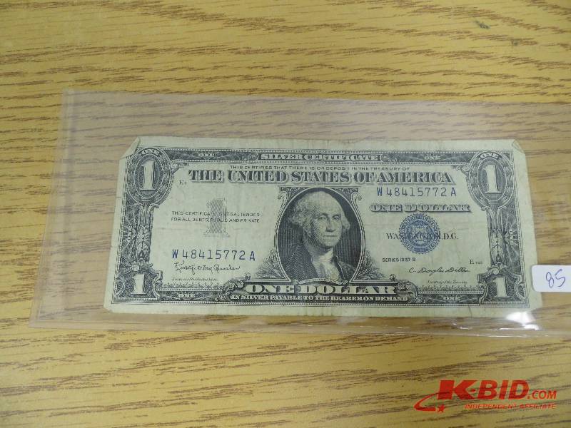 B Silver Certificate
