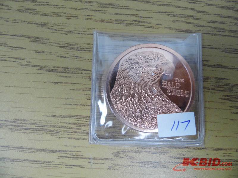 Eagle 1 oz Pure Copper Round