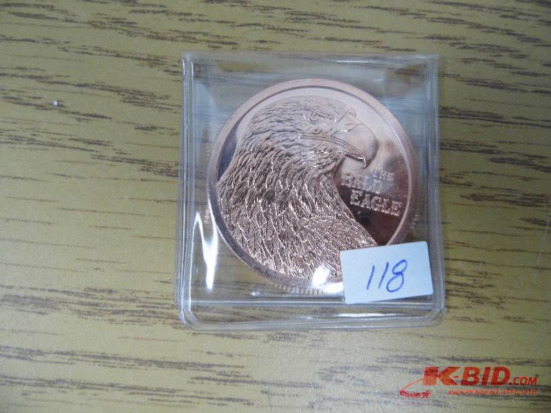 Eagle 1 oz Pure Copper Round