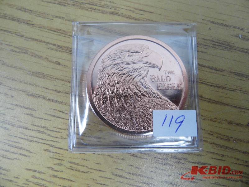 Eagle 1 oz Pure Copper Round