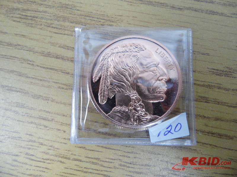 Indian 1 oz Pure Copper Round