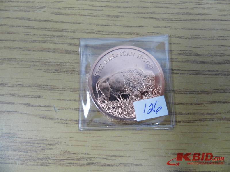 Bison 1 oz Pure Copper Round