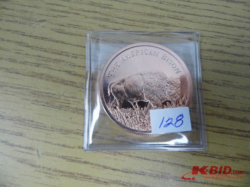 Bison 1 oz Pure Copper Round