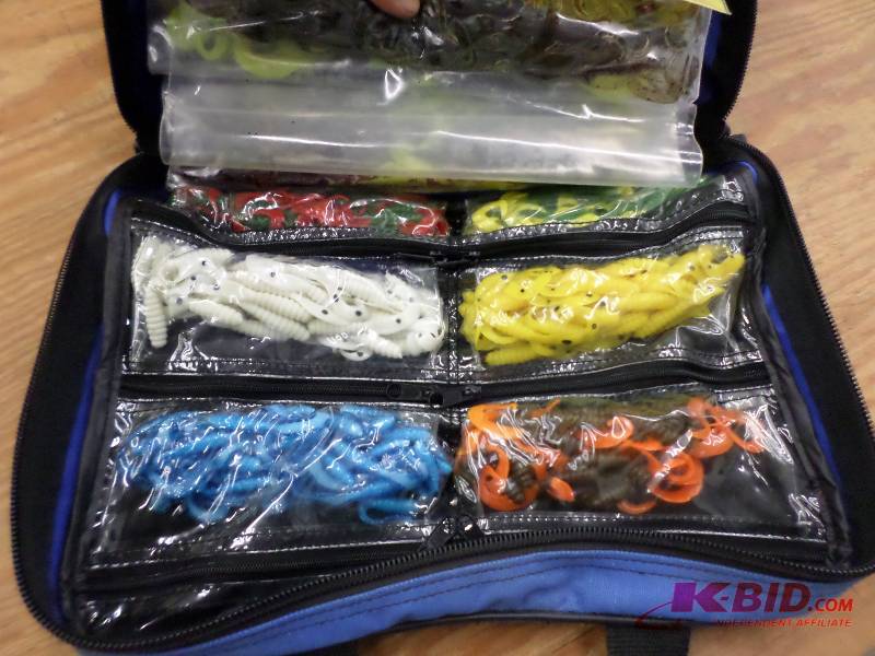 lot 8 image: Soft Bait Tackle Station FULL Of Va...