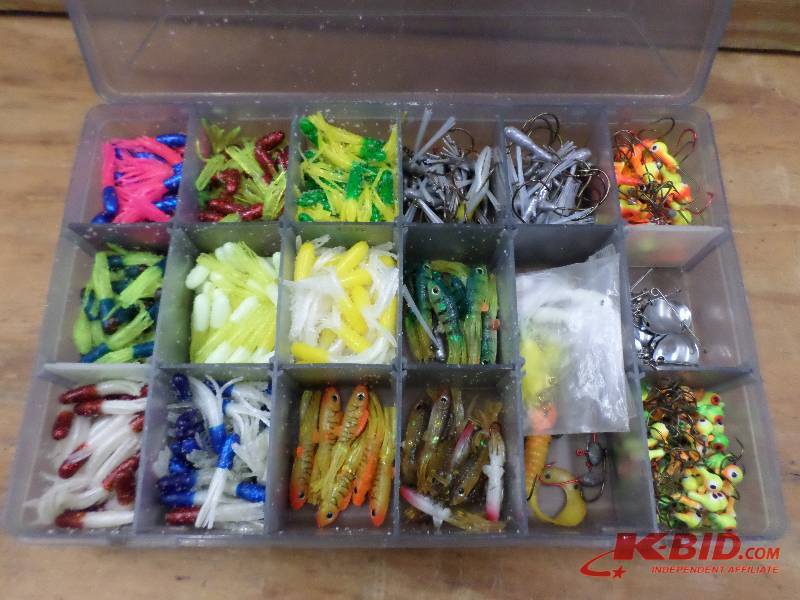 lot 19 image: Plano Tackle Tray Full Of Various P...