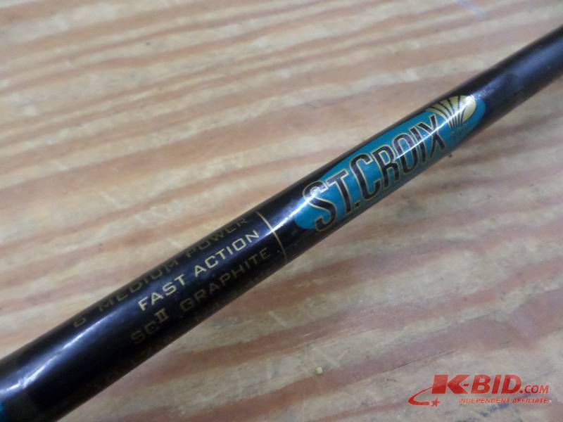 lot 144 image: St. Croix Medium Fast Action 6ft Ro...