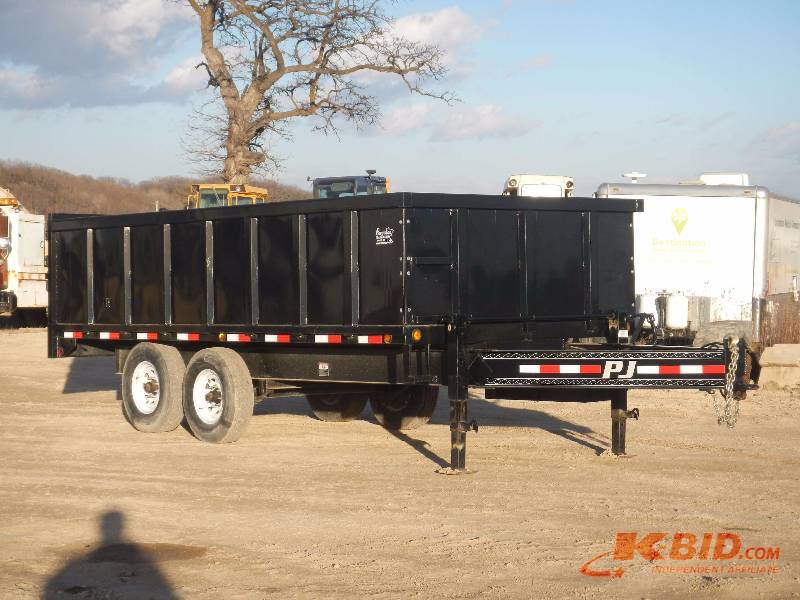 lot 5 image: NEW 2011 16 x 91 DECKOVER DUMP, MODEL#DS162