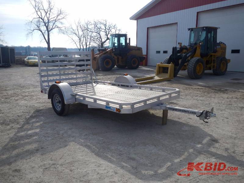 lot 9 image: NEW 2014 CARGO PRO 12 X 6.5 UTILITY TRAILER, U6.5X12FW