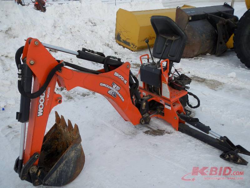 lot 12 image: USED WOODS BACKHOE ATTACHMENT MODEL#BH70X