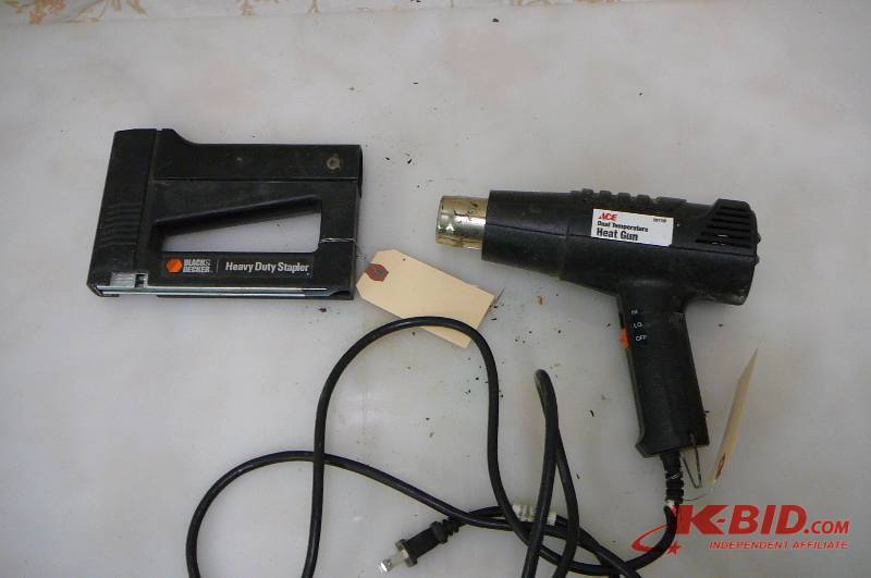Heat gun & Stapler