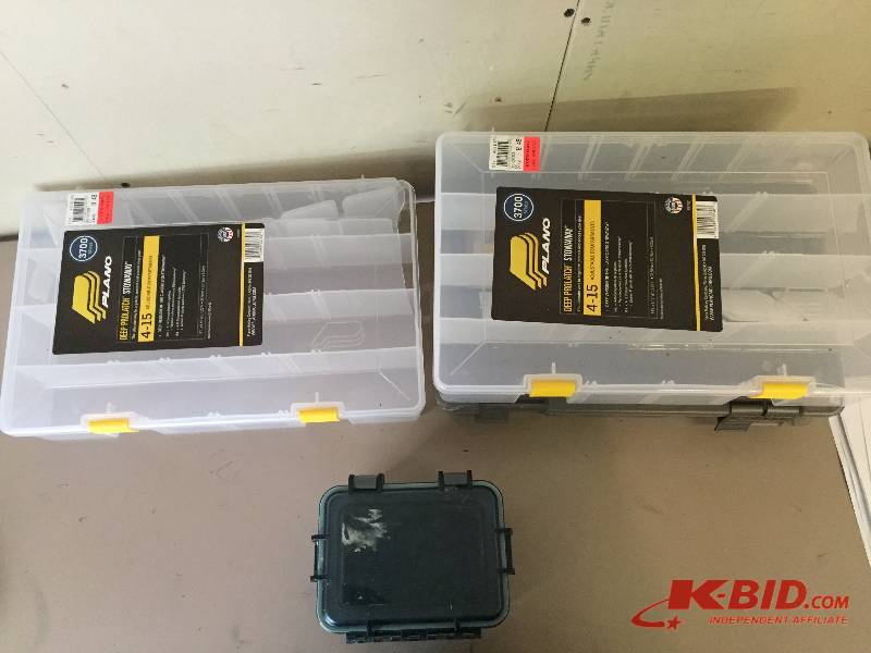 Lot of Plano Tackle Boxes