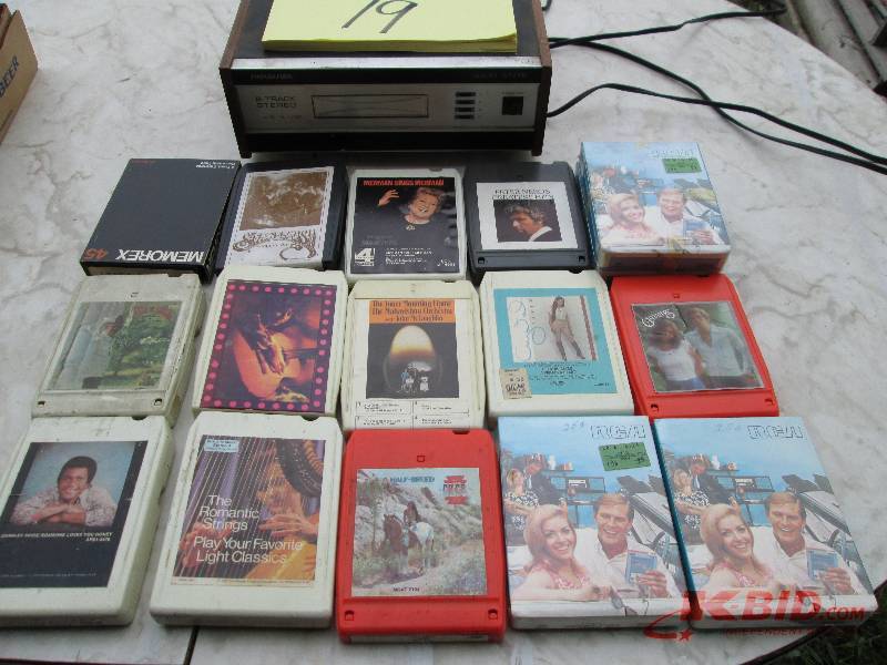 lot 19 image: Sound design 8 track player with as...