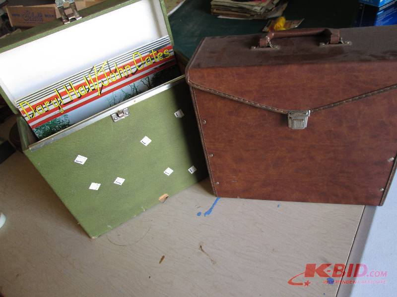 lot 62 image: 2 record carrier cases...