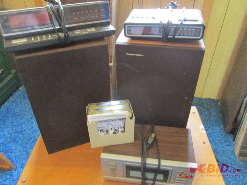 lot 80 image: Realistic casette player, speakers,...