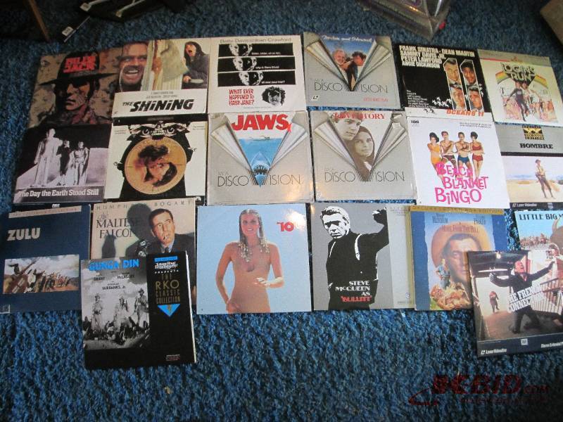 lot 89 image: Lot of Disco Vision laster video di...
