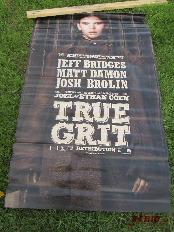 lot 108 image: 35 x 57 inch True Grit movie poster...