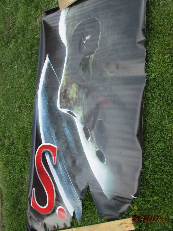 lot 109 image: 48 x 104 S movie poster on vinyl...