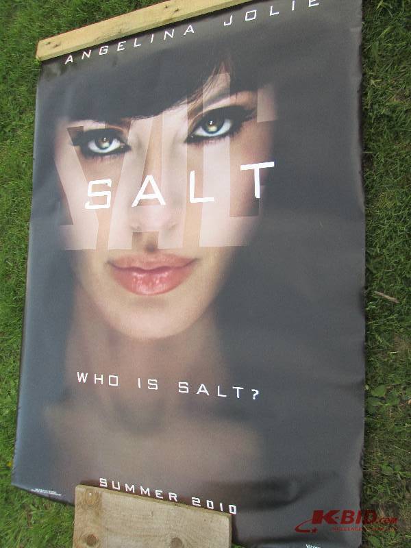 lot 113 image: 48 x 70 Salt movie poster on paper...