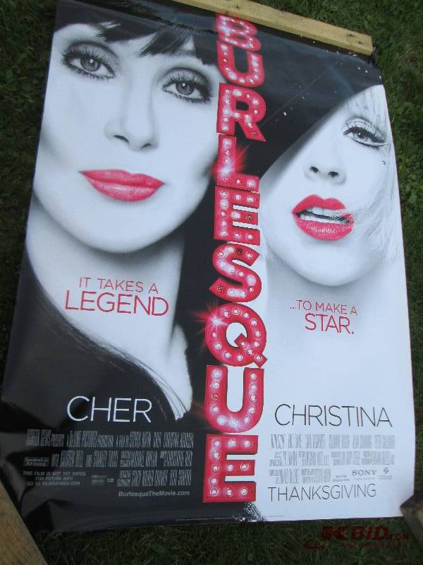 lot 120 image: 48 x 70 Burlesque movie poster, not...