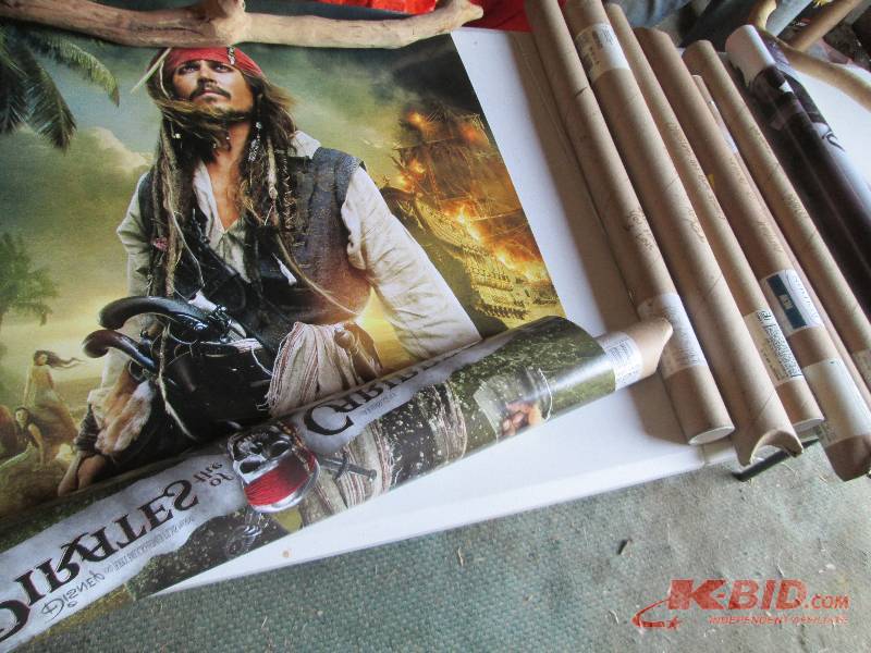 lot 126 image: Lot of 10 movie posters including P...