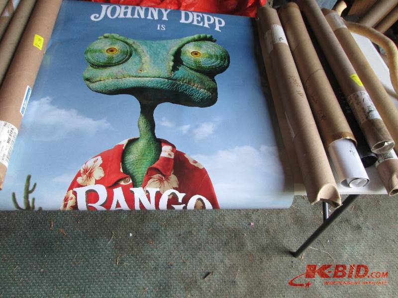 lot 127 image: Lot of 10 movie posters including A...