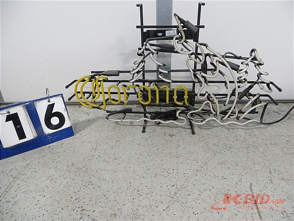 lot 16 image: Corona Neon Sign