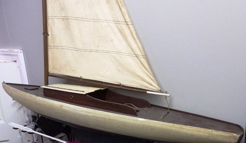 Wood Sailboat Model