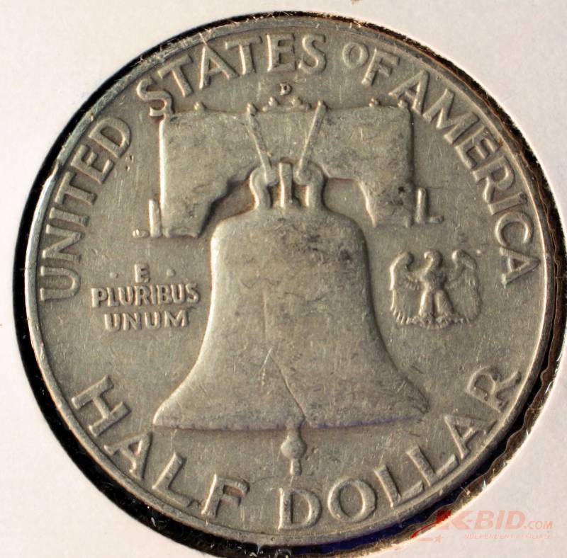 1959 D FRANKLIN SILVER HALF DOLLAR