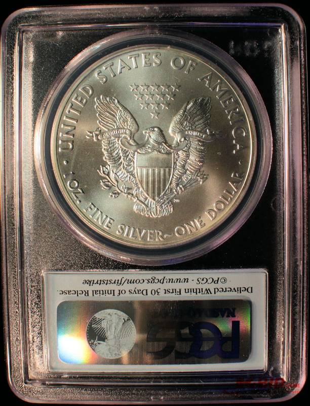 2013 SILVER EAGLE PCGS MS 69 FIRST STRIKE