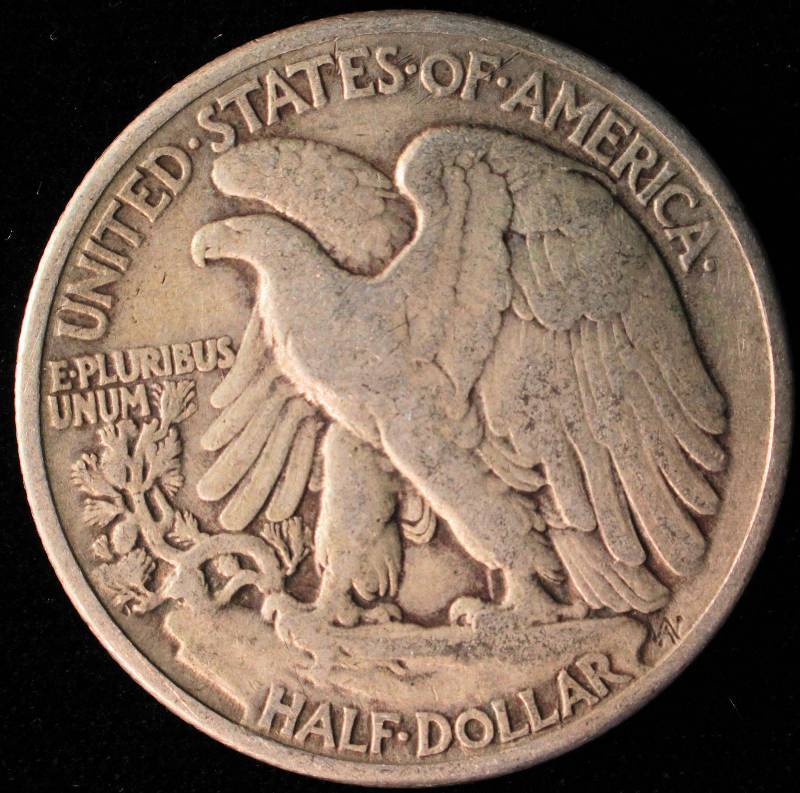 1939 WALKING LIBERTY SILVER HALF DOLLAR VF