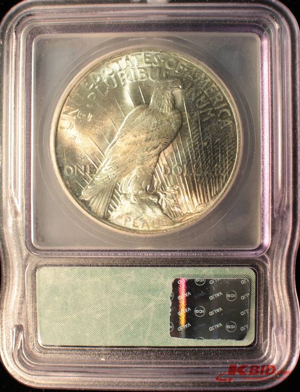 1923 PEACE SILVER DOLLAR MS65 ICG CERTIFIED