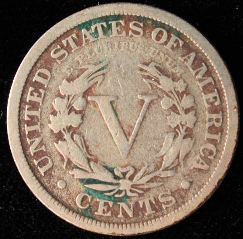 1884 US LIBERTY V NICKEL VG details