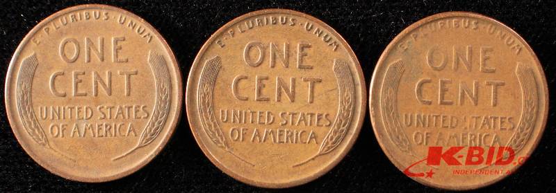 1926, 27 & 27-D WHEAT CENTS