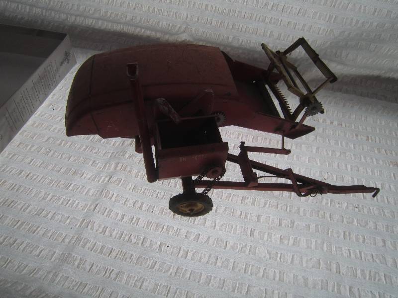 Old metal farm equipment