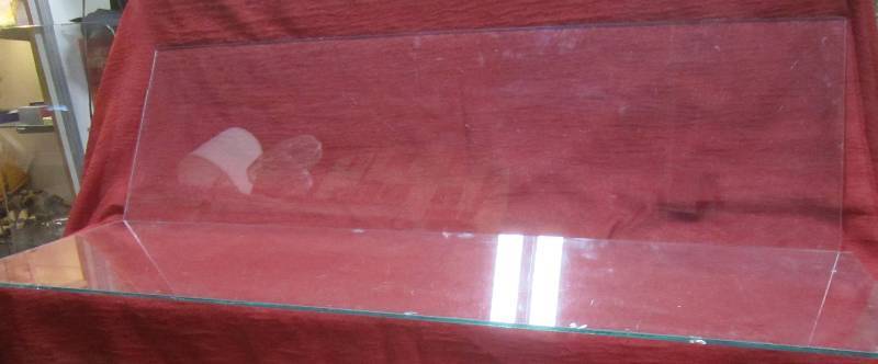 2 large pieces of Glass 48