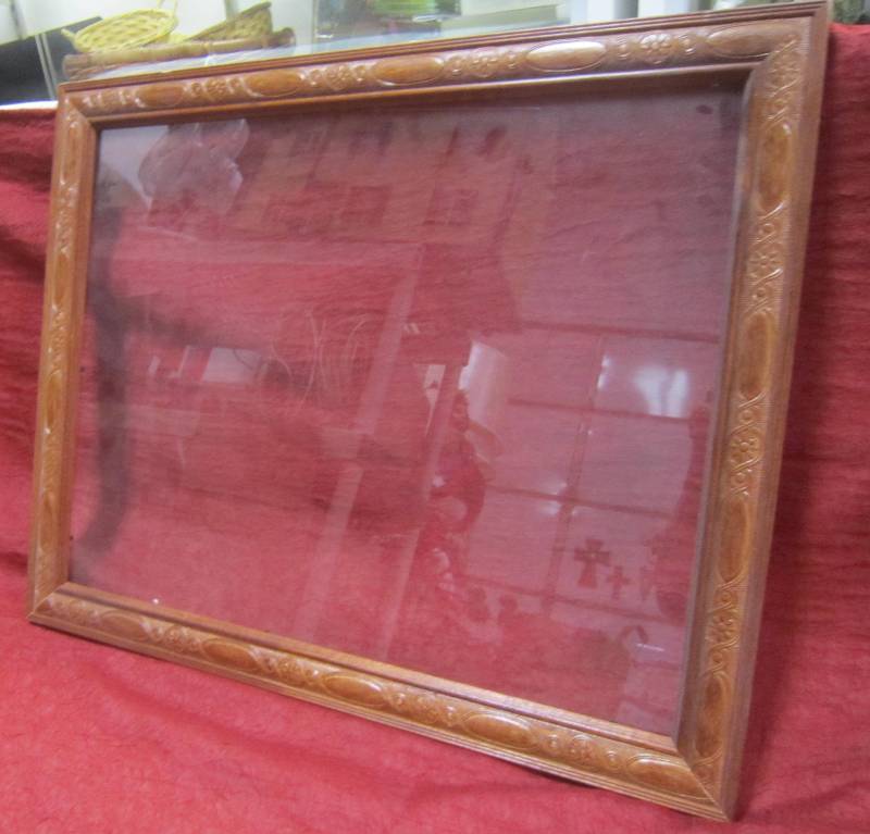 Frame with glass