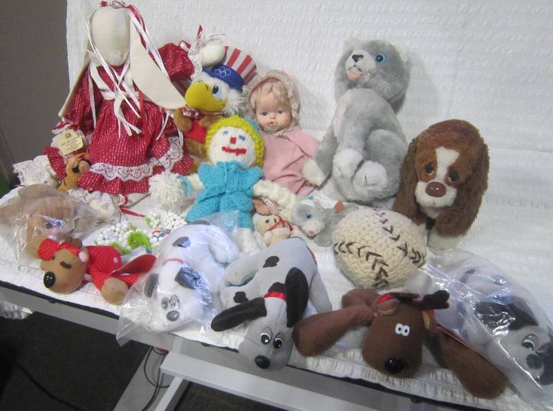 Box of Stuffed animals