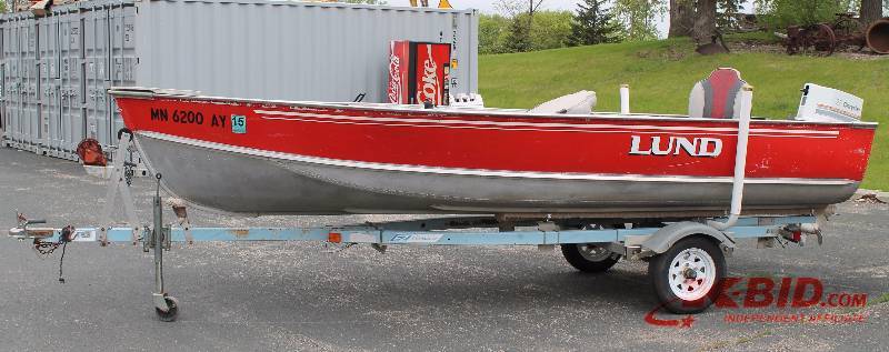LUND 16 Ft. Aluminum Fishing Boat